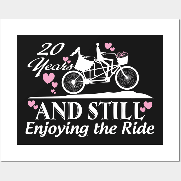 20 th years and still enjoy the ride Wall Art by Richardph